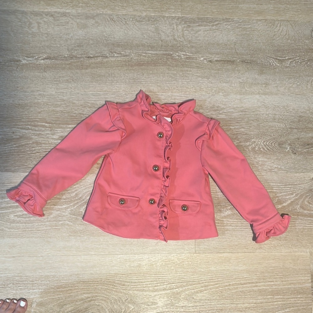 Janie and Jack Pink Blazer Cropped Jacket